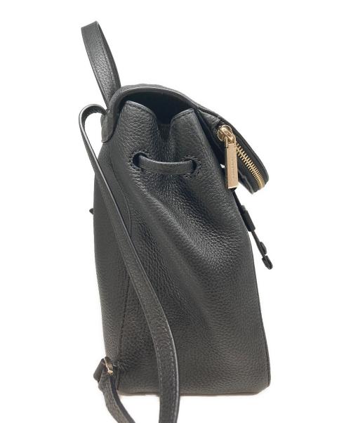 Kate Spade（ケイトスペード）Kate Spade (ケイトスペード) レイラミディアムフラップバッグパック ブラックの古着・服飾アイテム