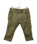 ripvanwinkleリップヴァンウィンクル）の古着「クロップドカーゴパンツ」｜オリーブ