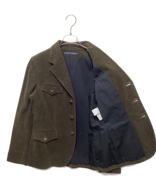 RALPH LAUREN（ラルフローレン）RALPH LAUREN (ラルフローレン) アニマルボタンコーデュロイジャケット カーキ サイズ:3fの古着・服飾アイテム