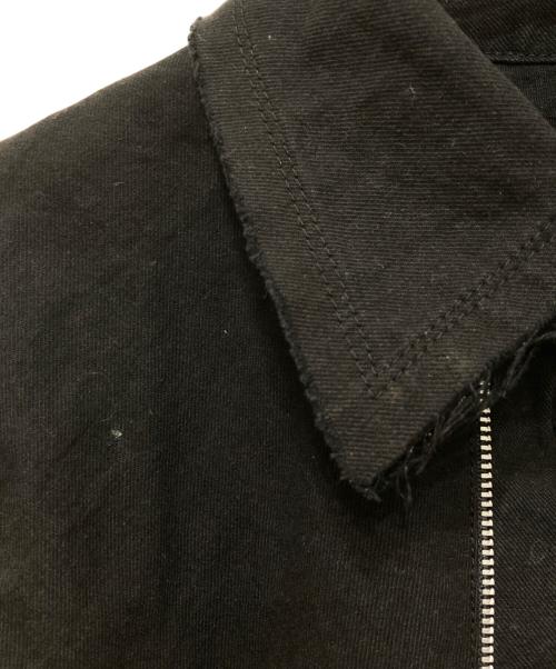 tricot COMME des GARCONS（トリココムデギャルソン）tricot COMME des GARCONS (トリココムデギャルソン) カットオフデザインジャケット ブラック サイズ:Mの古着・服飾アイテム