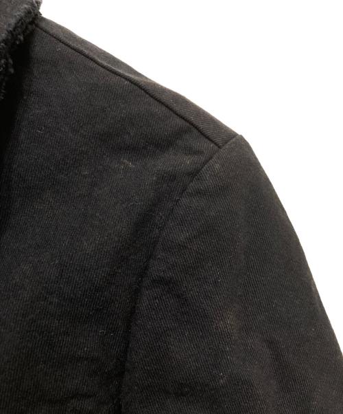 tricot COMME des GARCONS（トリココムデギャルソン）tricot COMME des GARCONS (トリココムデギャルソン) カットオフデザインジャケット ブラック サイズ:Mの古着・服飾アイテム