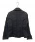 tricot COMME des GARCONS (トリココムデギャルソン) カットオフデザインジャケット ブラック サイズ:M：13000円