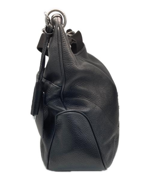 PELLE MORBIDA（ペッレモルビダ）PELLE MORBIDA (ペッレモルビダ) エディターズバッグ ブラックの古着・服飾アイテム