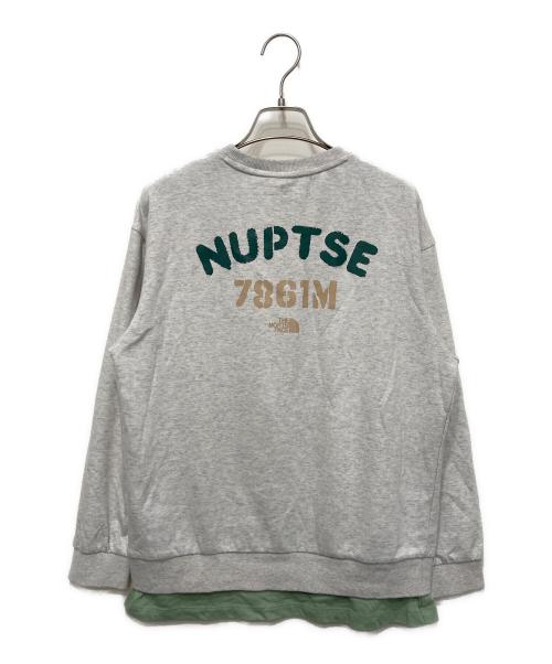 THE NORTH FACE（ザ ノース フェイス）THE NORTH FACE (ザ ノース フェイス) K'S SCHOOLDAY SWEATSHIRTS グレー サイズ:160㎝の古着・服飾アイテム