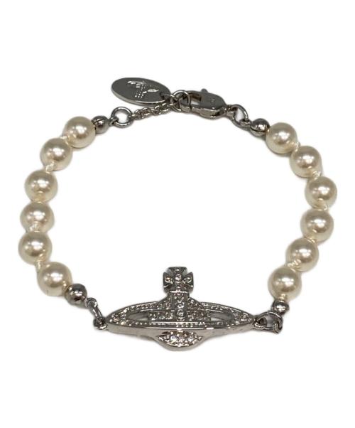 Vivienne Westwood（ヴィヴィアンウエストウッド）Vivienne Westwood (ヴィヴィアンウエストウッド) Mini Bas Relief Pearl ブレスレットの古着・服飾アイテム