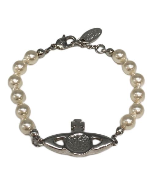 Vivienne Westwood（ヴィヴィアンウエストウッド）Vivienne Westwood (ヴィヴィアンウエストウッド) Mini Bas Relief Pearl ブレスレットの古着・服飾アイテム