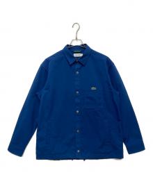 LACOSTE（ラコステ）の古着「防風撥水シャツジャケット」｜ブルー