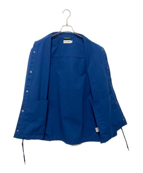LACOSTE（ラコステ）LACOSTE (ラコステ) 防風撥水シャツジャケット ブルー サイズ:US M/Lの古着・服飾アイテム