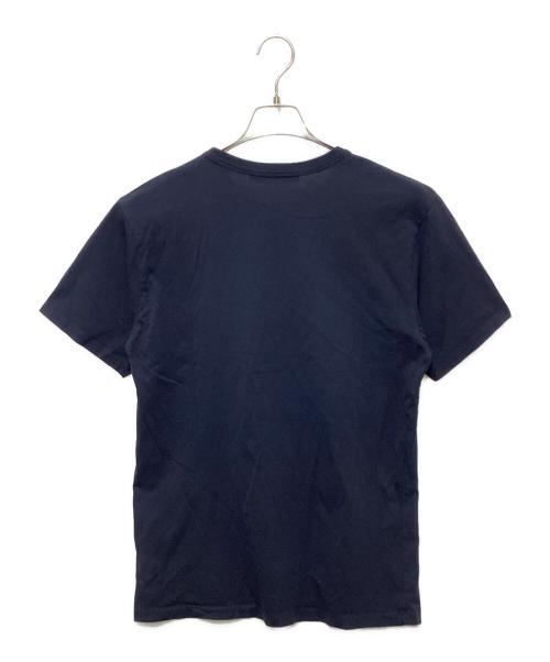 maison kitsune（メゾンキツネ）maison kitsune (メゾンキツネ) CHILLAX FOX PATCH CLASSIC TEE-SHIRT ネイビー サイズ:Mの古着・服飾アイテム