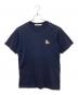 maison kitsune（メゾンキツネ）の古着「CHILLAX FOX PATCH CLASSIC TEE-SHIRT」｜ネイビー
