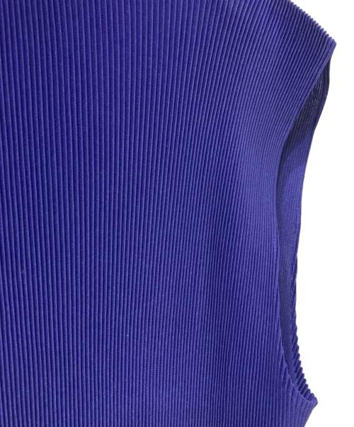 PLEATS PLEASE（プリーツプリーズ）PLEATS PLEASE (プリーツプリーズ) プリーツノースリーブカットソー パープル サイズ:なしの古着・服飾アイテム