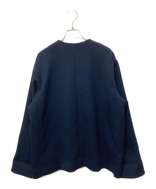 martinique（マルティニーク）martinique (マルティニーク) 金釦ノーカラージャケット ネイビー サイズ:FREEの古着・服飾アイテム