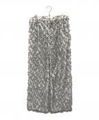 TOZAOUトザオウ）の古着「Torn Mitten Work Pants」｜ホワイト×グレー