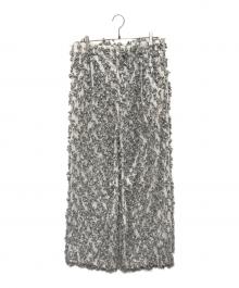 TOZAOU（トザオウ）の古着「Torn Mitten Work Pants」｜ホワイト×グレー