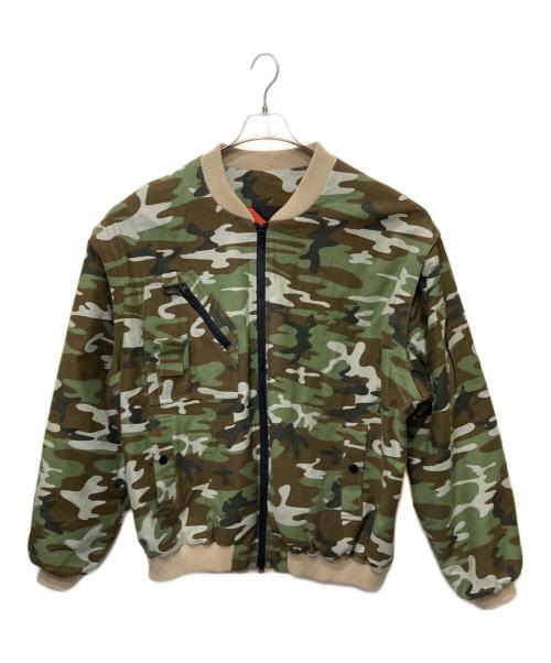 Essay（エッセイ）Essay (エッセイ) CAMO MA-1 カーキ サイズ:FREEの古着・服飾アイテム