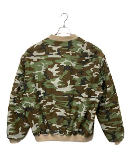 Essay（エッセイ）Essay (エッセイ) CAMO MA-1 カーキ サイズ:FREEの古着・服飾アイテム