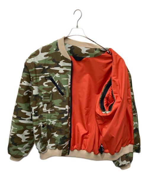 Essay（エッセイ）Essay (エッセイ) CAMO MA-1 カーキ サイズ:FREEの古着・服飾アイテム