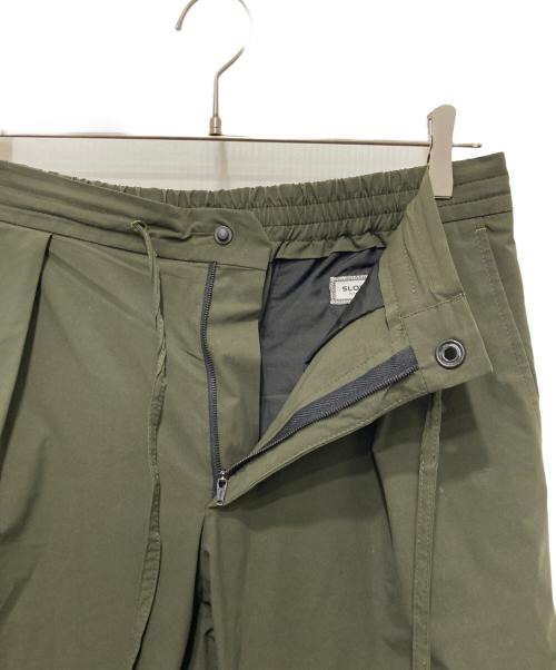 SLOW WEAR（スローウェア）SLOW WEAR (スローウェア) テクニカルイージーパンツ カーキ サイズ:48の古着・服飾アイテム