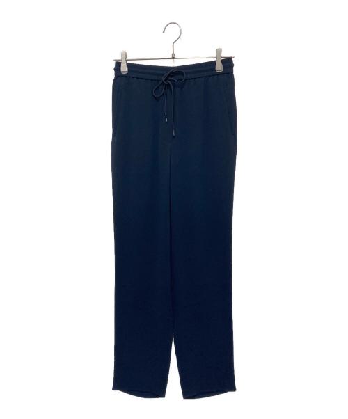 theory luxe（セオリーリュクス）theory luxe (セオリーリュクス) バックサテンドローコードプルオンパンツ ネイビー サイズ:38の古着・服飾アイテム