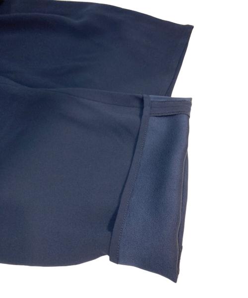 theory luxe（セオリーリュクス）theory luxe (セオリーリュクス) バックサテンドローコードプルオンパンツ ネイビー サイズ:38の古着・服飾アイテム