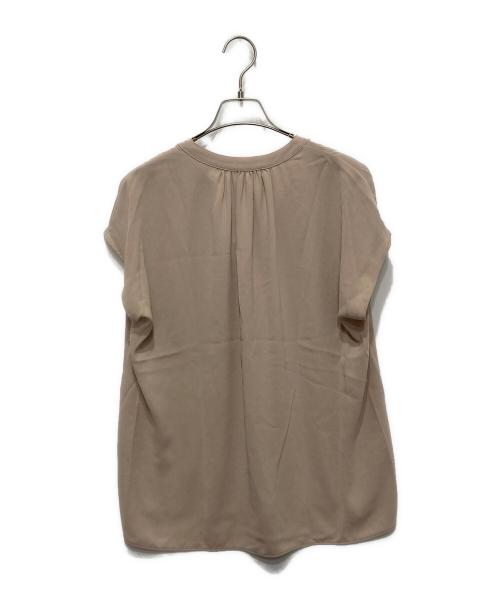 theory luxe（セオリーリュクス）theory luxe (セオリーリュクス) フレンチスリーブブラウス ベージュ サイズ:38の古着・服飾アイテム