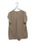 theory luxe (セオリーリュクス) フレンチスリーブブラウス ベージュ サイズ:38：9000円