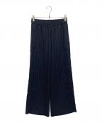 Spick and Spanスピック＆スパン）の古着「ジョーゼットイージーパンツ」｜ネイビー