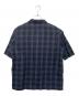 LACOSTE (ラコステ) リネンブレンドオープンカラーオンブレチェックシャツ グレー サイズ:S/M：6000円