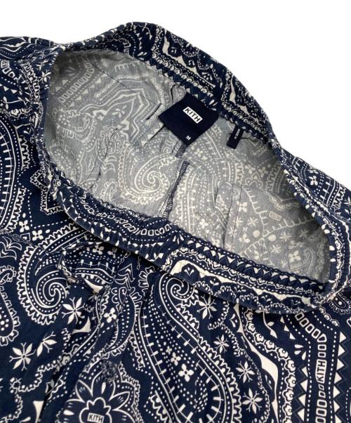 KITH（キス）KITH (キス) ペイズリーハーフパンツ ネイビー サイズ:Ⅿの古着・服飾アイテム