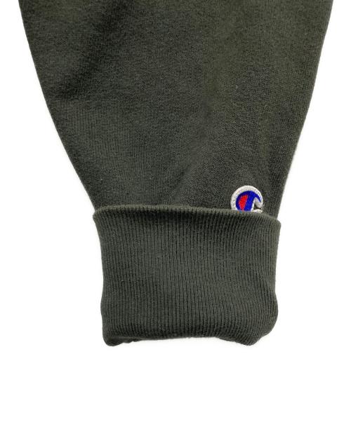 Champion REVERSE WEAVE（チャンピオン リバース ウィーブ）Champion REVERSE WEAVE (チャンピオン リバース ウィーブ) BEAMS (ビームス) 別注Logo Crew Neck Sweat グリーン サイズ:Ⅿの古着・服飾アイテム