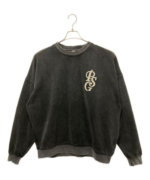 Paris Saint-Germain（パリサンジェルマン）Paris Saint-Germain (パリサンジェルマン) ITALIC ロゴスウェット ブラック サイズ:Ⅿの古着・服飾アイテム