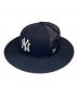 New Era（ニューエラ）の古着「フィッテドブリムハットメッシュ」｜ネイビー