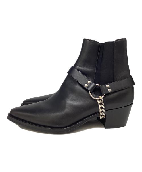 CELINE（セリーヌ）CELINE (セリーヌ) カマルグ バイカー チェルシーブーツ ブラック サイズ:43の古着・服飾アイテム