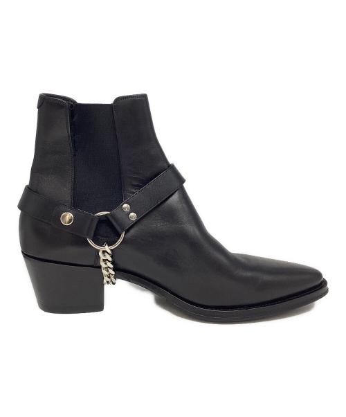 CELINE（セリーヌ）CELINE (セリーヌ) カマルグ バイカー チェルシーブーツ ブラック サイズ:43の古着・服飾アイテム