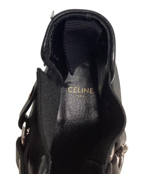 CELINE（セリーヌ）CELINE (セリーヌ) カマルグ バイカー チェルシーブーツ ブラック サイズ:43の古着・服飾アイテム