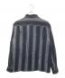 SUPREME (シュプリーム) Stripe Flannel Zip Up Shirt ブラック×グレー サイズ:M：15000円