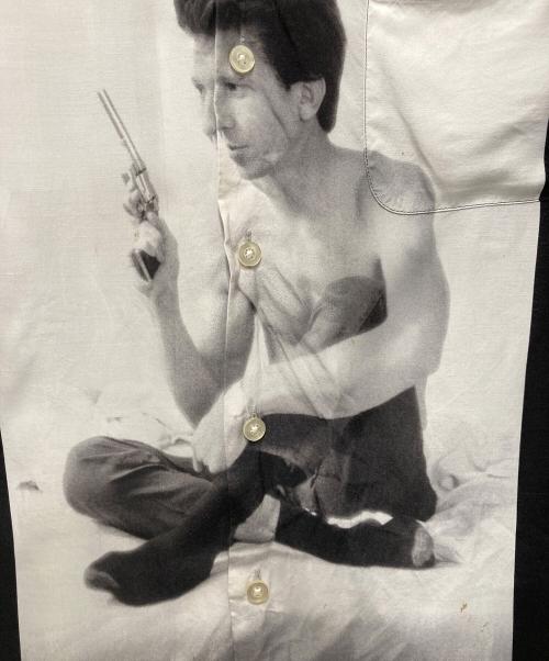 WACKO MARIA（ワコマリア）WACKO MARIA (ワコマリア) larry clark (ラリークラーク) stie-lo (スティーロ) TULSA S/S HAWAIIAN SHIRTS(TYPE-1) ブラック×ホワイト サイズ:Ⅼの古着・服飾アイテム