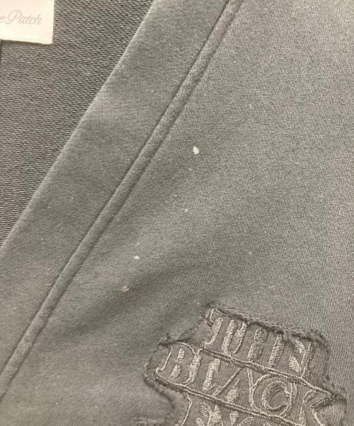 BlackEyePatch（ブラックアイパッチ）BlackEyePatch (ブラックアイパッチ) スウェットカーディガン ブラック サイズ:Lの古着・服飾アイテム