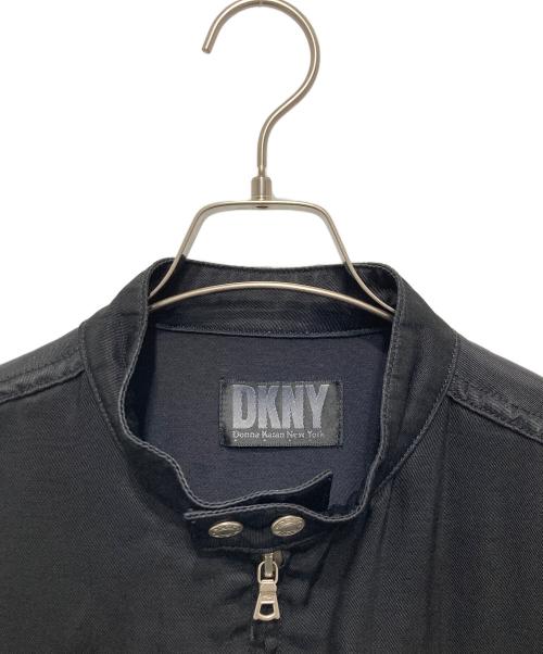 DKNY（ダナキャランニューヨーク）DKNY (ダナキャランニューヨーク) ナイロンライダース ブラック サイズ:Mの古着・服飾アイテム
