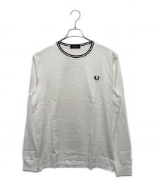 FRED PERRY（フレッドペリー）の古着「ロングカットソー」｜ホワイト