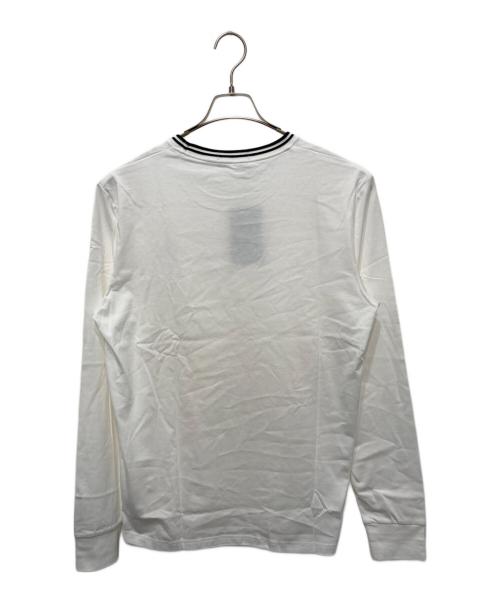 FRED PERRY（フレッドペリー）FRED PERRY (フレッドペリー) ロングカットソー ホワイト サイズ:Lの古着・服飾アイテム