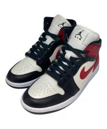 NIKE（ナイキ）の古着「WMNS AIR JORDAN 1 MID」｜ホワイト×レッド
