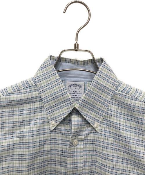 BROOKS BROTHERS（ブルックスブラザーズ）BROOKS BROTHERS (ブルックスブラザーズ) チェックシャツ ブルー サイズ:Sの古着・服飾アイテム