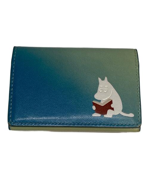 MOTHERHOUSE（マザーハウス）MOTHERHOUSE (マザーハウス) MOOMIN (ムーミン) 名刺入れ グリーンの古着・服飾アイテム