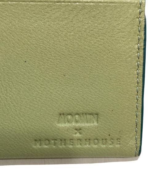 MOTHERHOUSE（マザーハウス）MOTHERHOUSE (マザーハウス) MOOMIN (ムーミン) 名刺入れ グリーンの古着・服飾アイテム