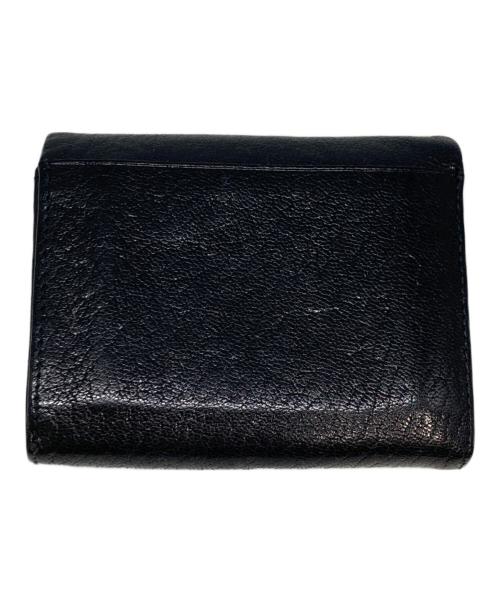 genten（ゲンテン）genten (ゲンテン) ゴートベーシック 二つ折り財布 ブラックの古着・服飾アイテム
