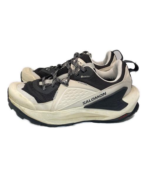 SALOMON（サロモン）SALOMON (サロモン) ELIXIR GTX W Vnla アイボリー×ブラック サイズ:24㎝の古着・服飾アイテム