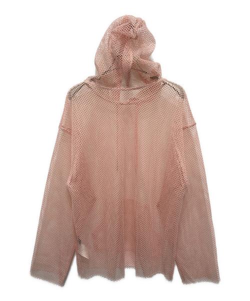 MAISON SPECIAL（メゾンスペシャル）MAISON SPECIAL (メゾンスペシャル) ダイヤメッシュフーディー ピンク サイズ:FREEの古着・服飾アイテム