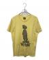 stussy（ステューシー）の古着「プリントTシャツ」｜イエロー