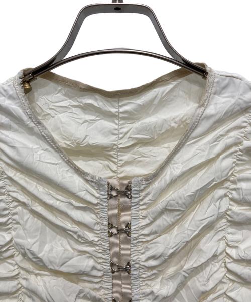 TODAYFUL（トゥデイフル）TODAYFUL (トゥデイフル) Piping Shirring Blouse アイボリー サイズ:FREEの古着・服飾アイテム